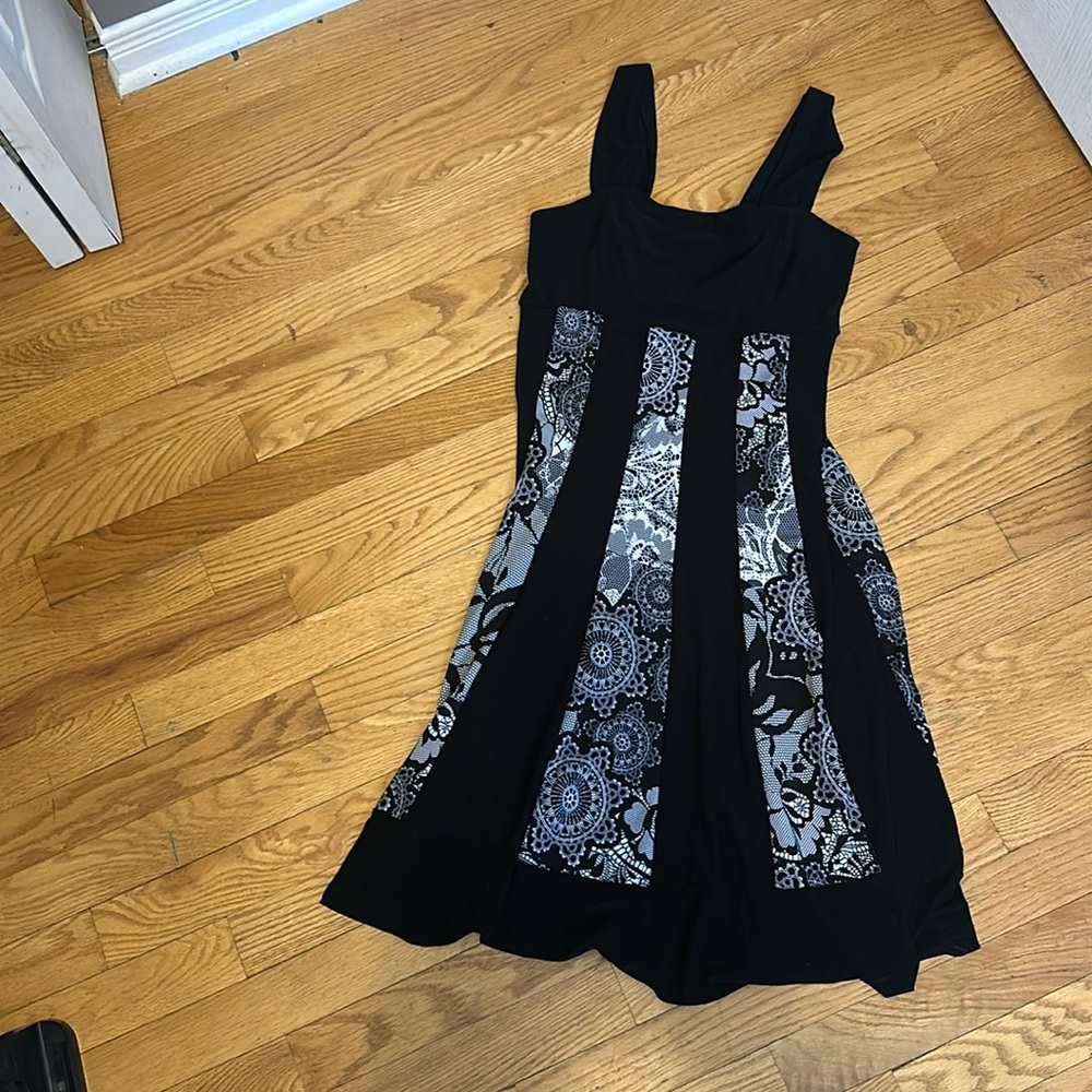 Black and White Dress
